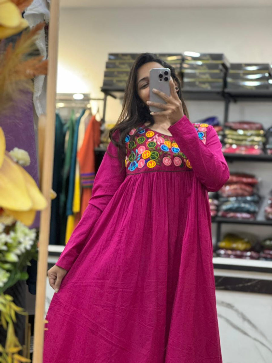 women pure cotton dresses