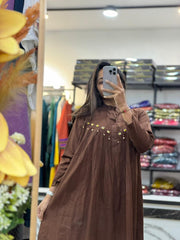 anarkali dress for women pure cotton