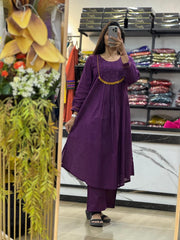 A line Dress For women With Pure cotton Fabrics